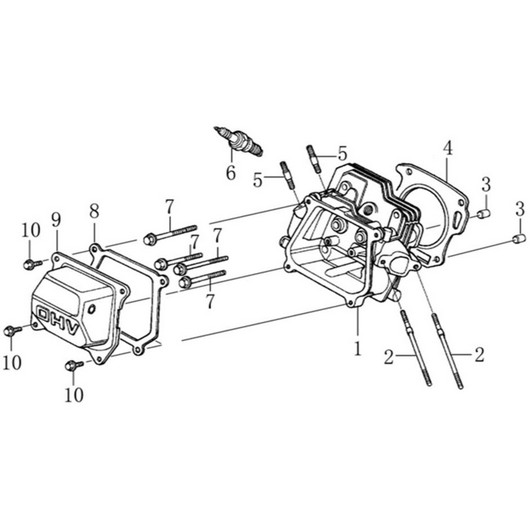 Головка цилиндра Champion BC8813