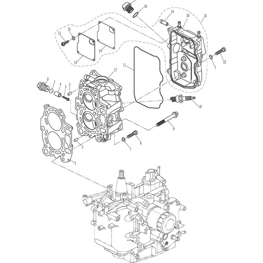 Цилиндр Toyama F20ABMS