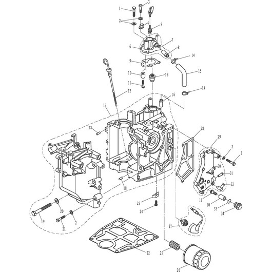 Цилиндр 2 Toyama F20ABMS