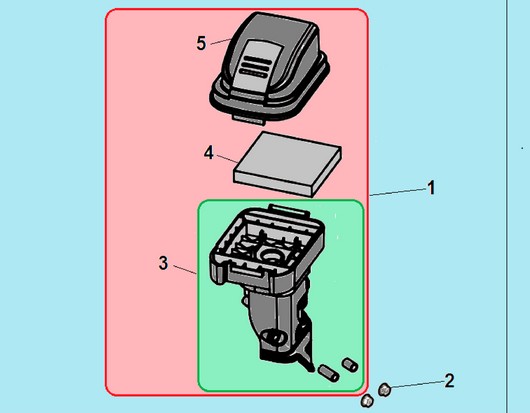 Воздушный фильтр Champion G201HK выпущенного в 2016г