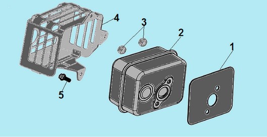 Глушитель Champion G225VK/2