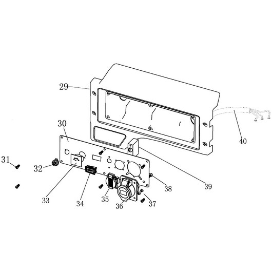 Панель управления Champion GG5000EW