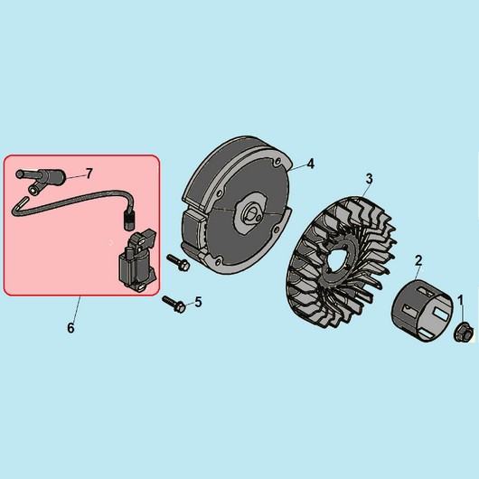 Магнето и маховик Champion GP50
