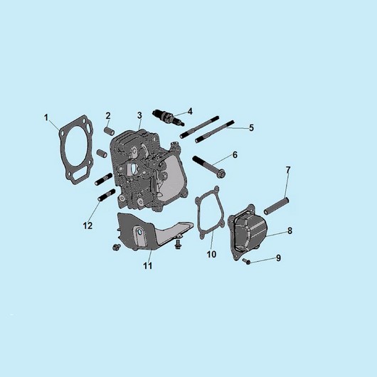 Головка цилиндра Champion GP55