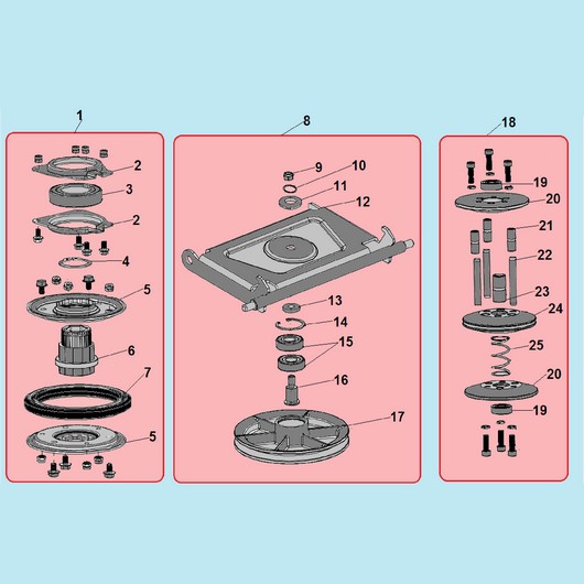 Вариатор и фрикцион Champion GS50100 до 2020г