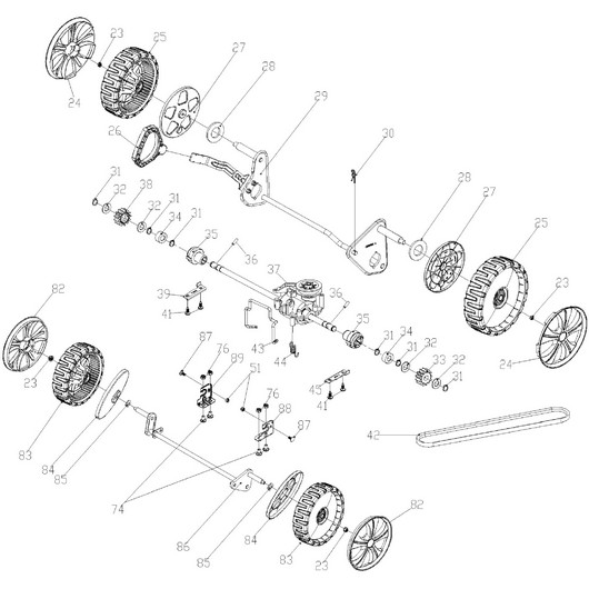 Корпус Champion LM5345 до 2019г.