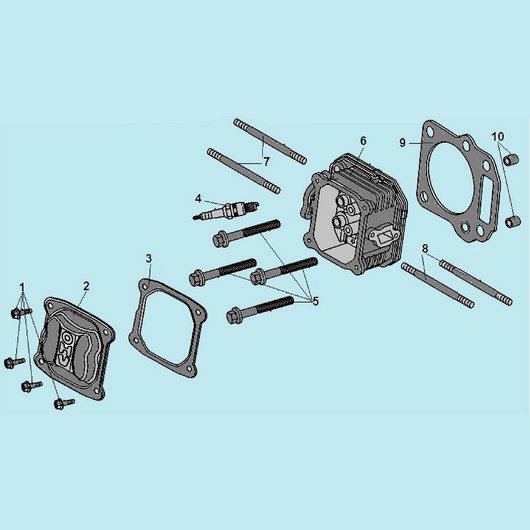Головка цилиндра Champion LM5347