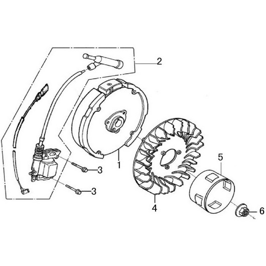 Магнето и маховик Champion PC8742F
