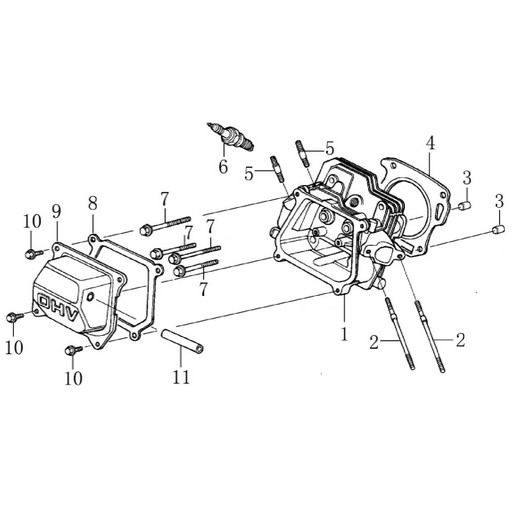 Головка цилиндра Champion SC350