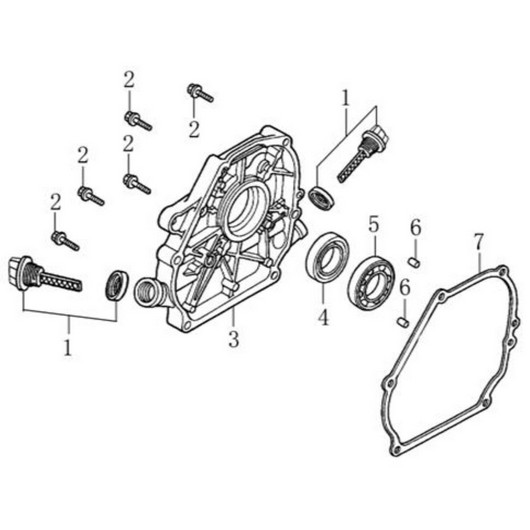 Крышка картера Champion SC350