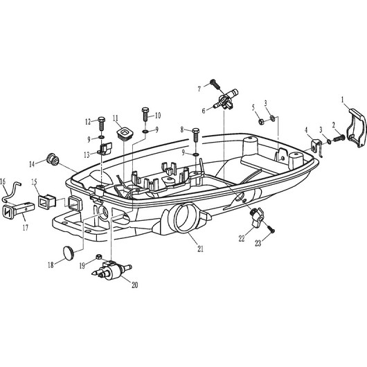 Крышка нижняя Toyama T5BMS