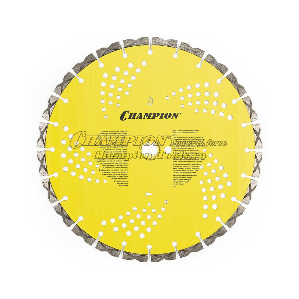 Диск алмазный CHAMPION гранит PRO 400/25,4/10 Laser Granite