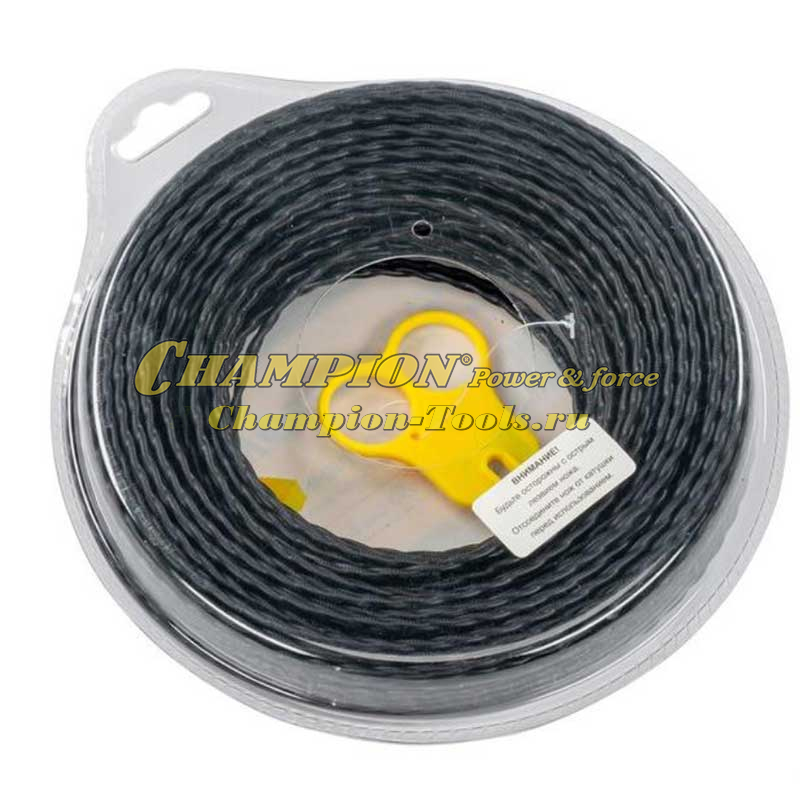 Леска для триммера Champion Ellipse Twist 1,6мм x 15м