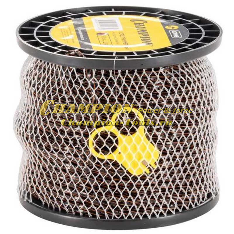 Леска для триммера Champion Hurricane saw twist 3,3мм x 147м