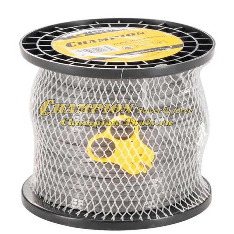 Леска для триммера Champion TI-LON 3,0мм x 12м