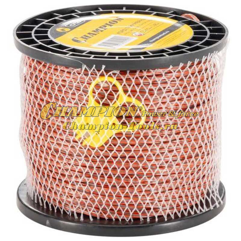 Леска для триммера Champion Whisper-twist 2,4мм x 15м